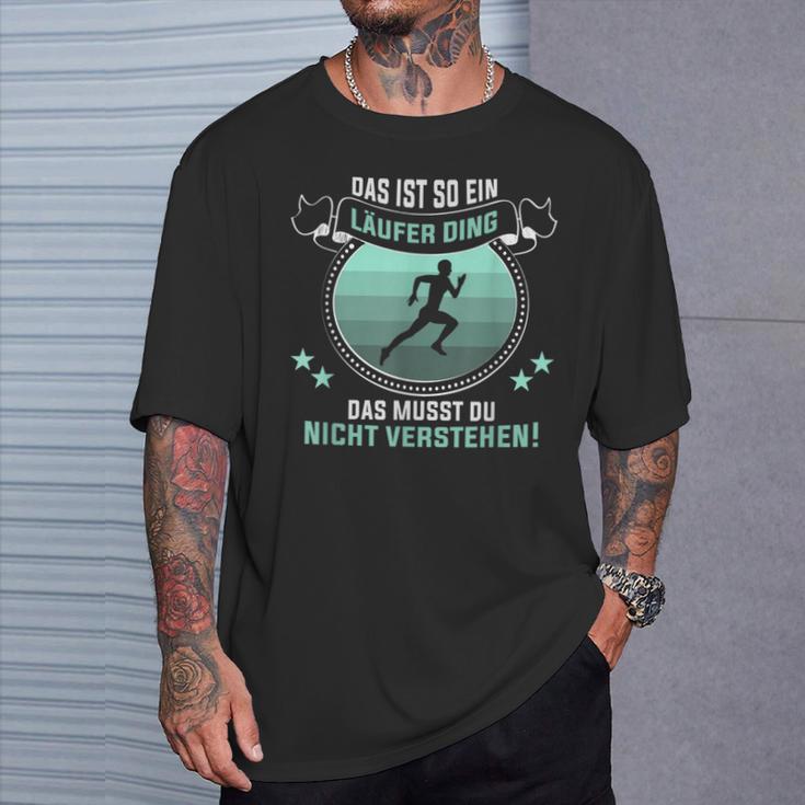 Das Ist So Ein Läufer Ding Jogging Runner T-Shirt Geschenke für Ihn