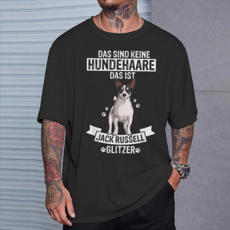 Das Sind Keine Hundehaare Das Ist Jack Russel Glitter Dog T-Shirt Geschenke für Ihn