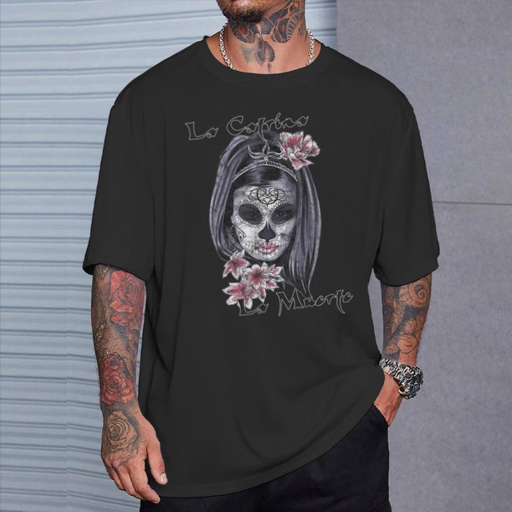 Dia De Los Muertos La Catrina T-Shirt Geschenke für Ihn