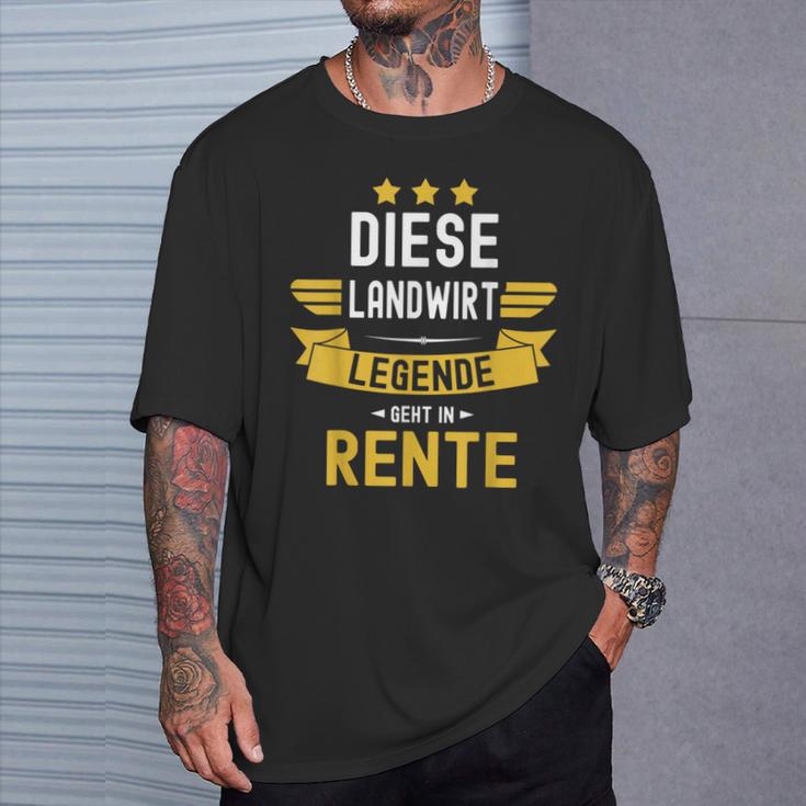 Die Legende Geht In Rente Geht In T-Shirt Geschenke für Ihn