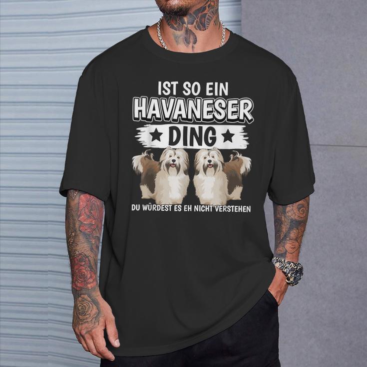 Dog Holder Sachen Ist So Ein Havanese Ding Havanese T-Shirt Geschenke für Ihn