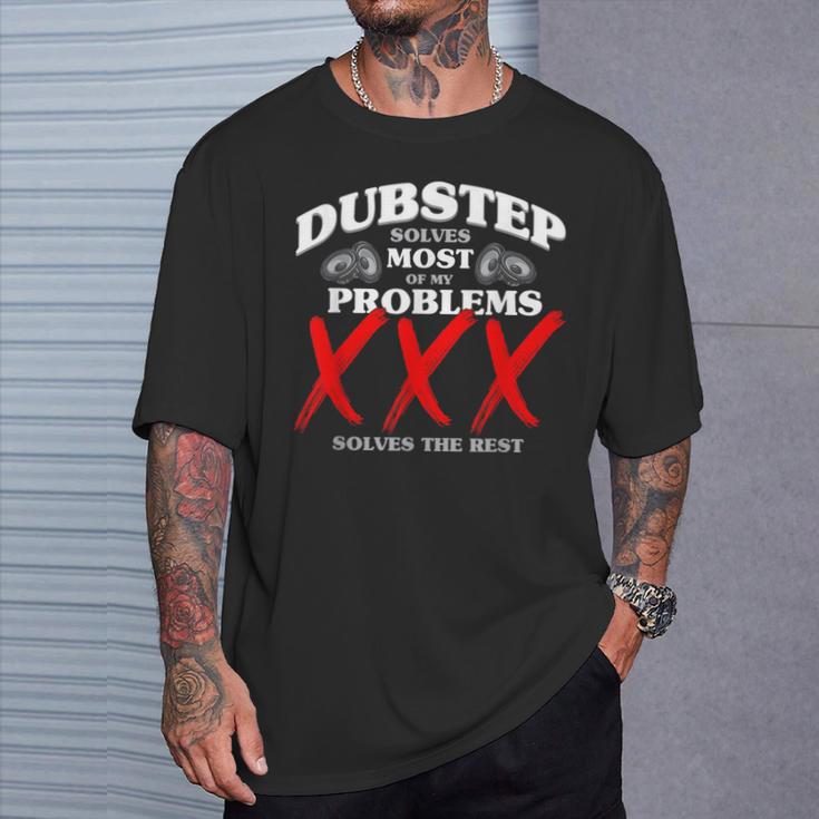 Dubstep Löst Die Msten Meiner Probleme Dubstep T-Shirt Geschenke für Ihn