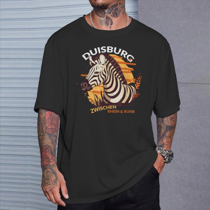 Duisburg Stolz Zebra Töfte Rhein Ruhr For Duisburg T-Shirt Geschenke für Ihn