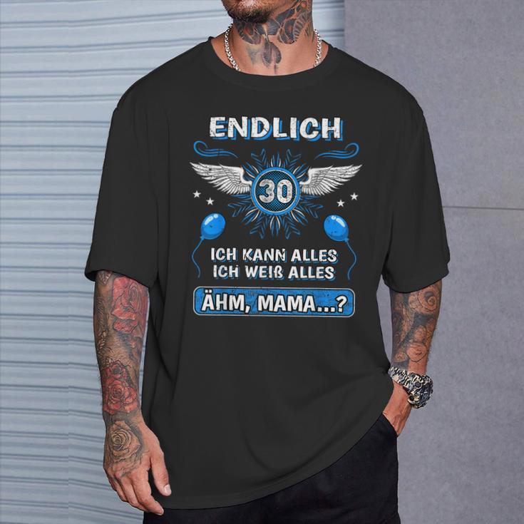 Endlich 30 Ähm Mama 30Th Birthday Son Daughter S T-Shirt Geschenke für Ihn