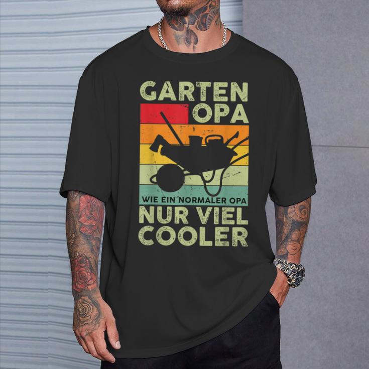 Garden Grandpa Gardener Saying Outfit For Grandad T-Shirt Geschenke für Ihn