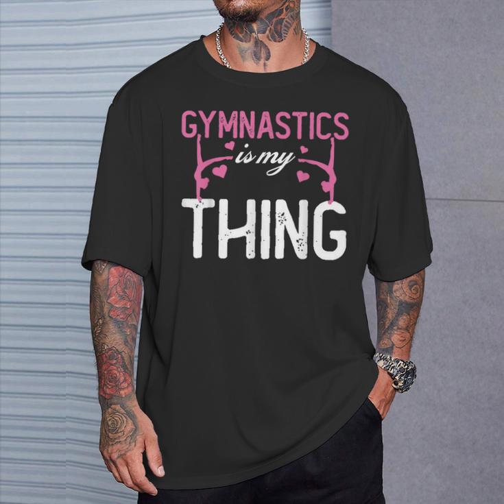 Gymnastik Ist Mein Ding Akrobatik Akrobatin Turnen T-Shirt Geschenke für Ihn