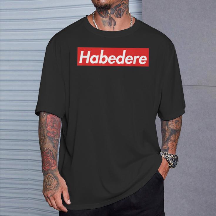 Habedere Red Box Logo Habe Die Ehre Bavarian T-Shirt Geschenke für Ihn