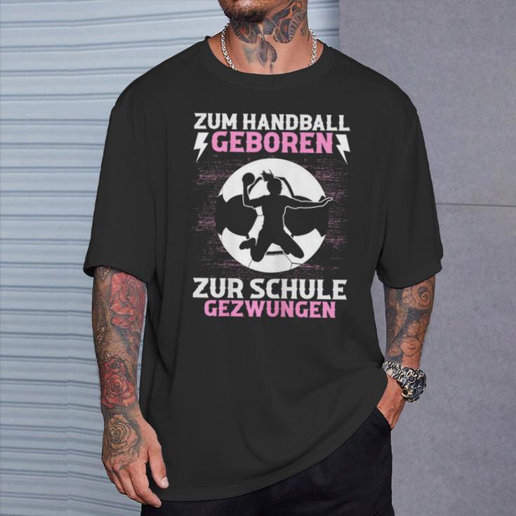 Handball Training Handballer Training Handball Girl's T-Shirt Geschenke für Ihn