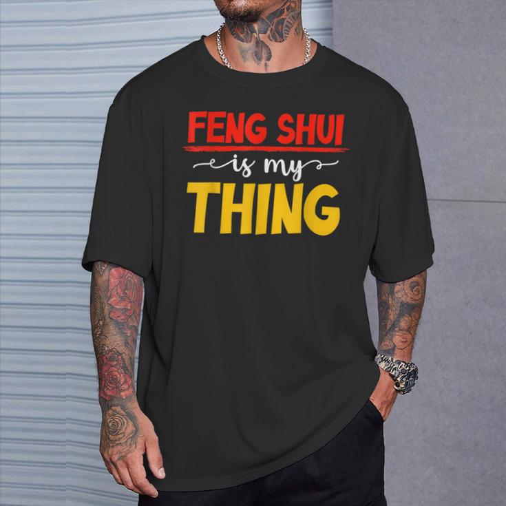 Herren Feng Shui Ist Mein Ding Gläubiger Chinesischer Buddhismusermögen T-Shirt Geschenke für Ihn