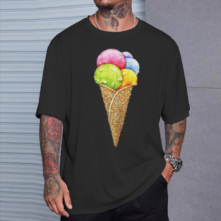 Ice Cone T-Shirt Geschenke für Ihn