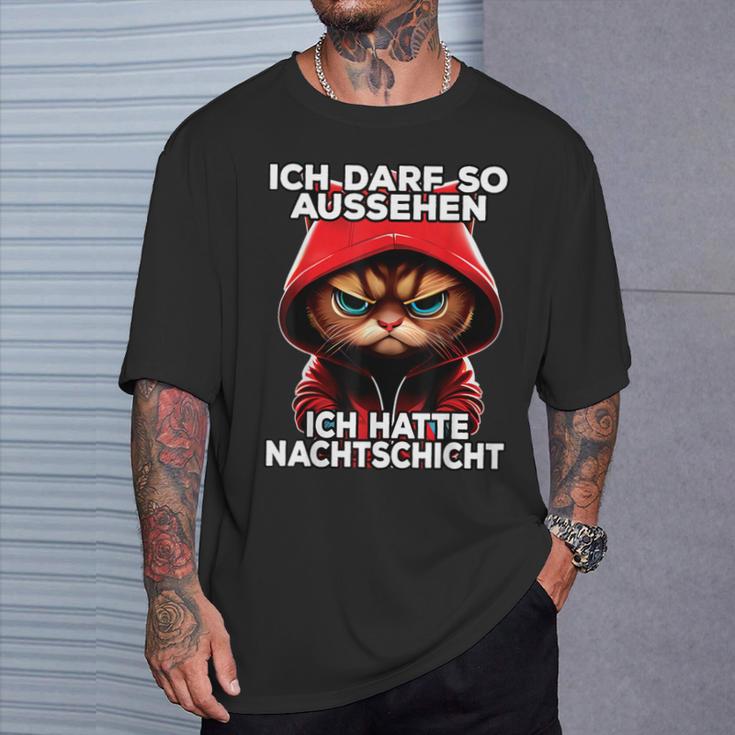 I Ich Kann So Sehen Ich Hatte Cat T-Shirt Geschenke für Ihn