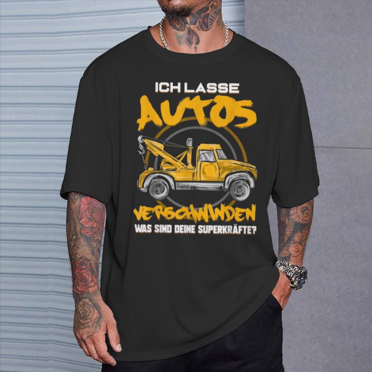 Ich Lasse Autoserschwinden Tow Service T-Shirt Geschenke für Ihn