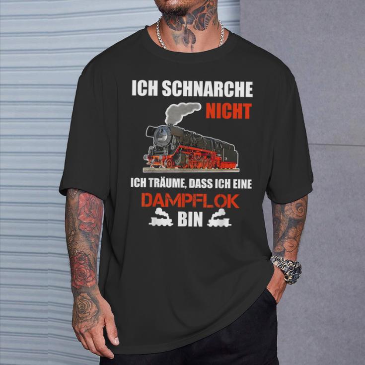 Ich Schnarche Nicht Slogan Lokfahrer Ich Schnarche Nicht Slogan T-Shirt Geschenke für Ihn