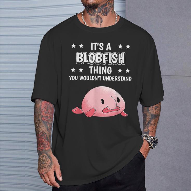 Ist So Ein Blobfisch Ding Lustiger Spruch Blobfische T-Shirt Geschenke für Ihn