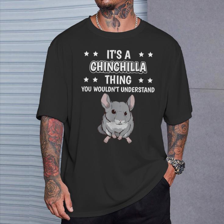 Ist So Ein Chinchilla Ding Lustiger Spruch Chinchillas T-Shirt Geschenke für Ihn