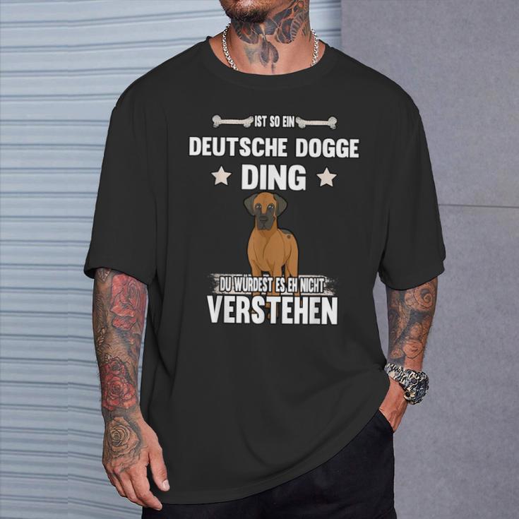 Ist So Ein Deutsche Dogge Ding Ist So Ein Deutsche T-Shirt Geschenke für Ihn