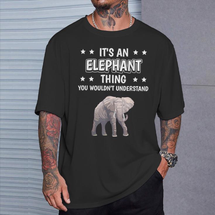 Ist So Ein Elefant Ding Lustiger Spruch Elefanten T-Shirt Geschenke für Ihn