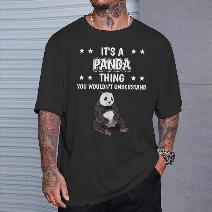 Ist So Ein Panda Ding Lustiger Spruch Pandas T-Shirt Geschenke für Ihn