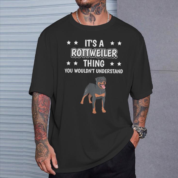 Ist So Ein Rottweiler Ding Lustiger Spruch Rottweiler T-Shirt Geschenke für Ihn