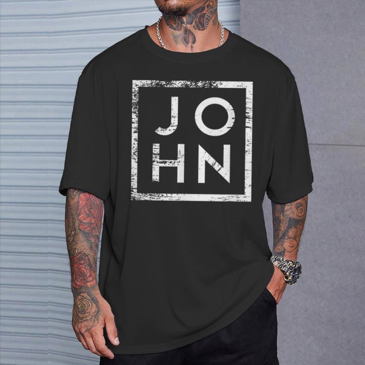 John Minimalism T-Shirt Geschenke für Ihn