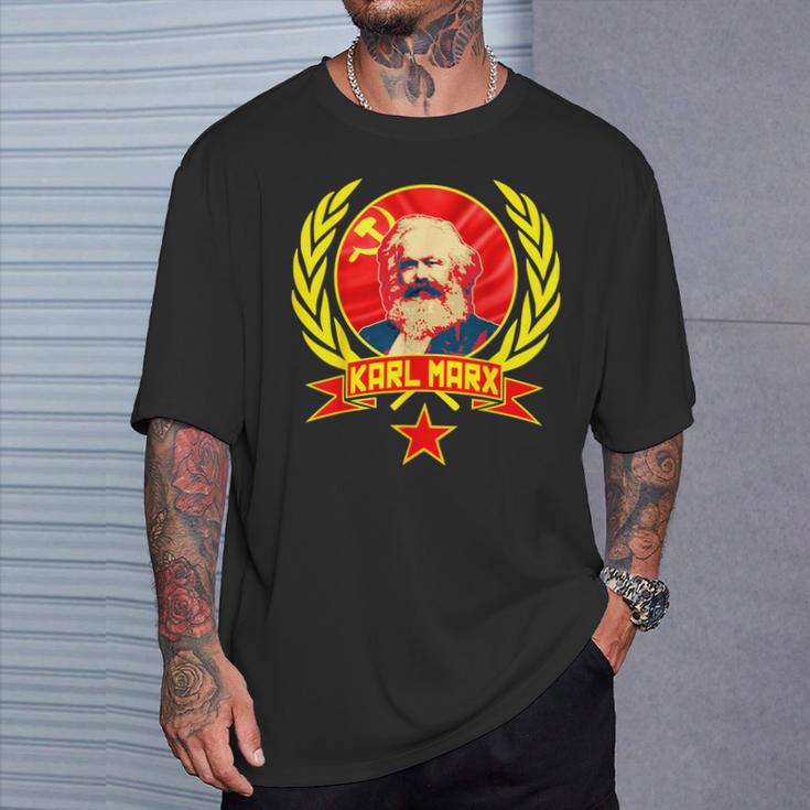 Karl Marx Soviet Communism Propaganda T-Shirt Geschenke für Ihn