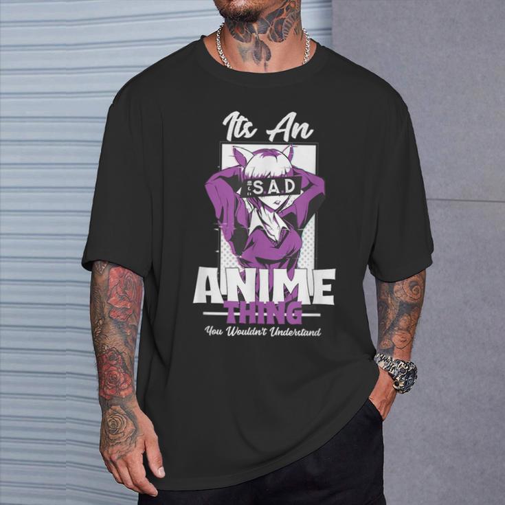 Manga Otaku Liebhaber Ist Ein Anime-Ding Japanisch Kawaii T-Shirt Geschenke für Ihn