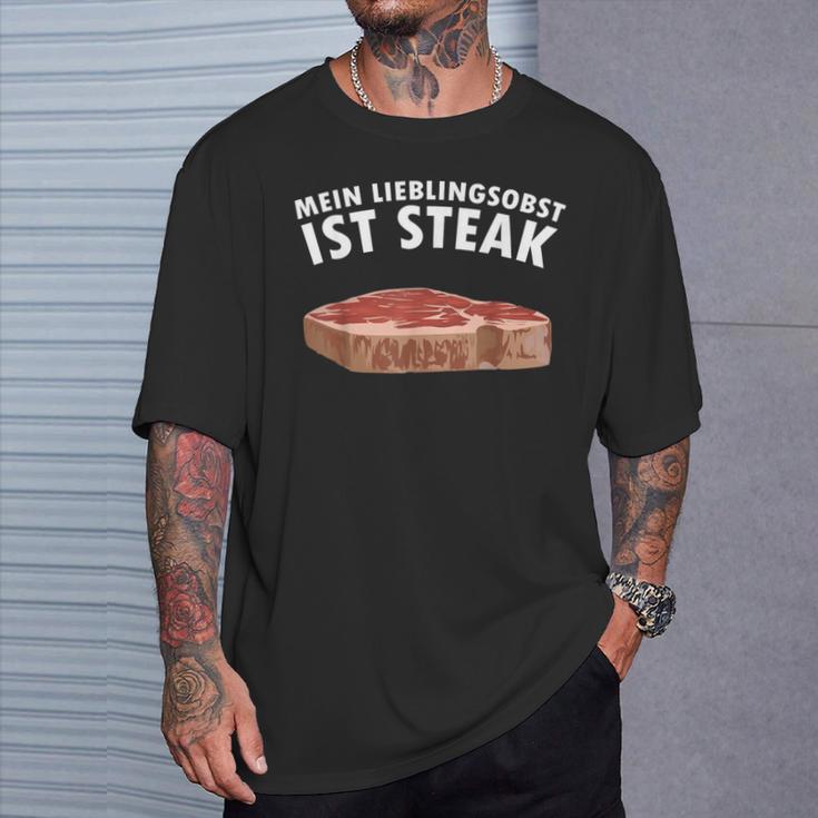 Mein Lieblingsobst Ist Steak Butcher T-Shirt Geschenke für Ihn