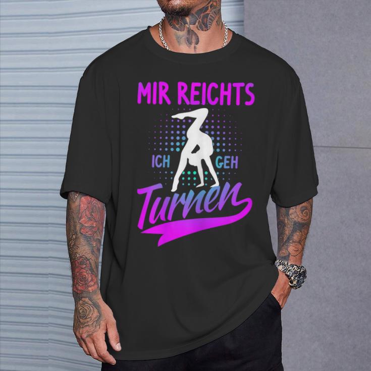 Mir Reichts Ich Geh Turnnen Handstand Trainer Gymnastic T-Shirt Geschenke für Ihn