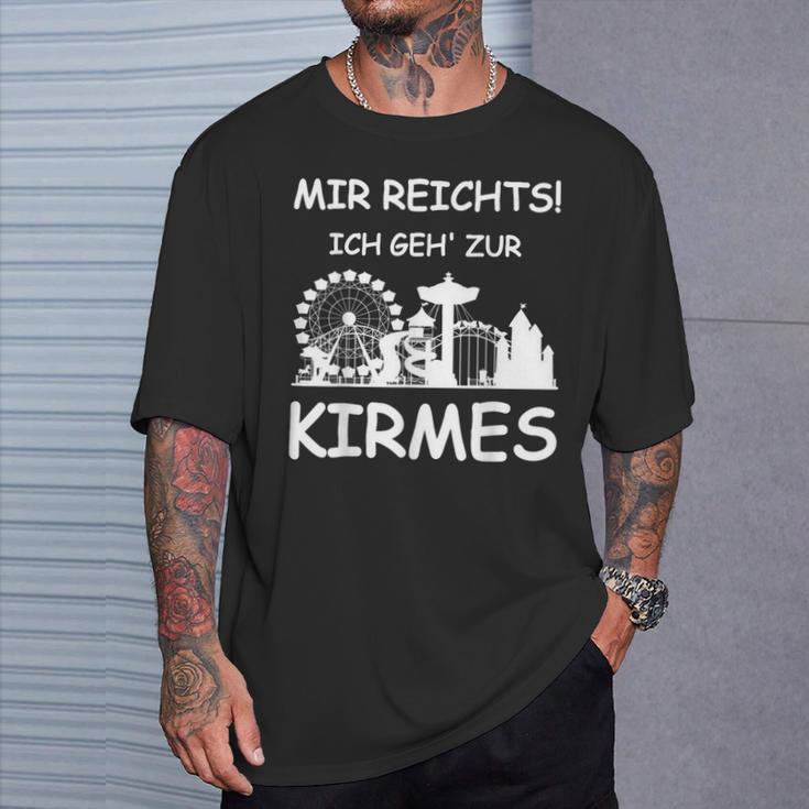 Mir Reicht's Ich Geh Zur Kirmes Retro Saying T-Shirt Geschenke für Ihn