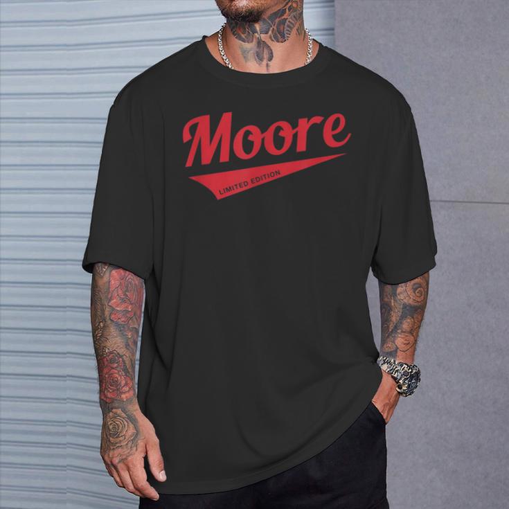 Moore Limited Edition Pärchen Nachname T-Shirt Geschenke für Ihn