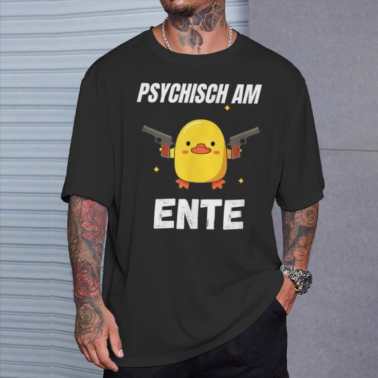 Psychisch Am Ente T-Shirt Geschenke für Ihn