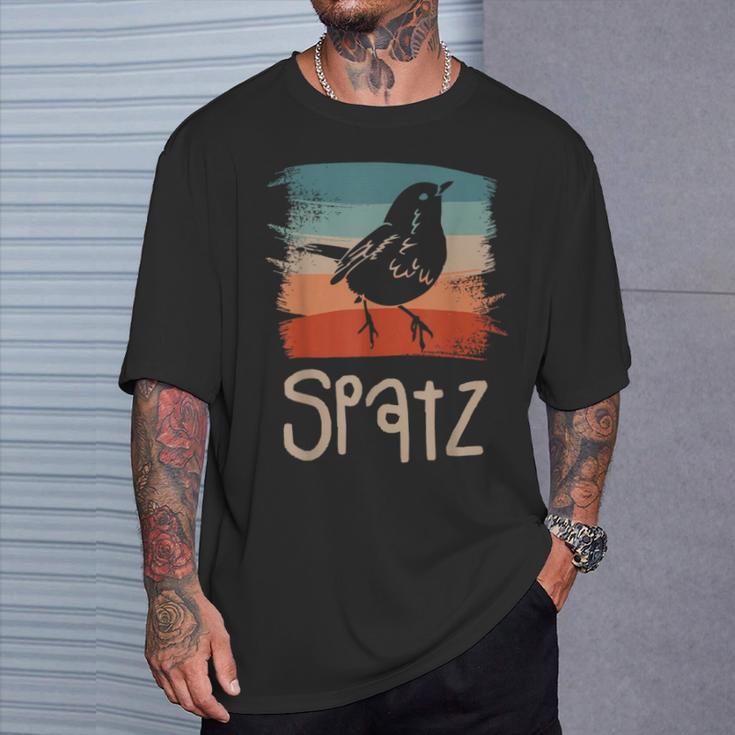 Retrointage Sparrow Sparrows T-Shirt Geschenke für Ihn