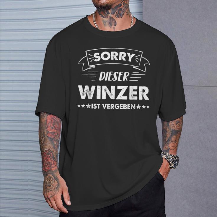 Sorry Dieser Winzer Istgeben T-Shirt Geschenke für Ihn