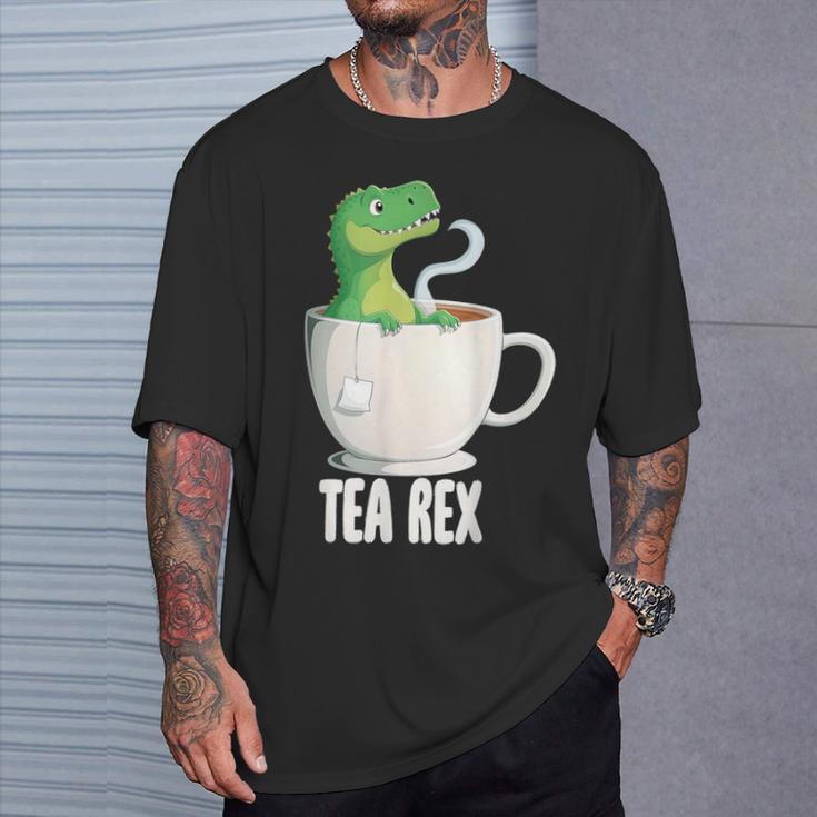 Tea Rex Tearex X Dinosaur Tea Dinosaur Dino T-Shirt Geschenke für Ihn