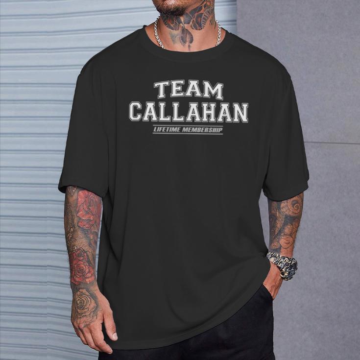 Team Callahan Stolzer Familienname Nachname Geschenk T-Shirt Geschenke für Ihn