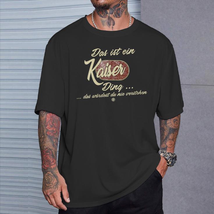 Women's Das Ist Ein Kaiser Ding Family Emperor With-Neck T-Shirt Geschenke für Ihn