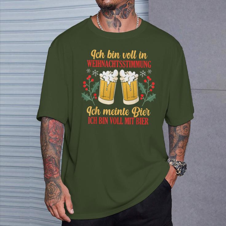 Christmas Beer Drunken Santa Claus T-Shirt Geschenke für Ihn