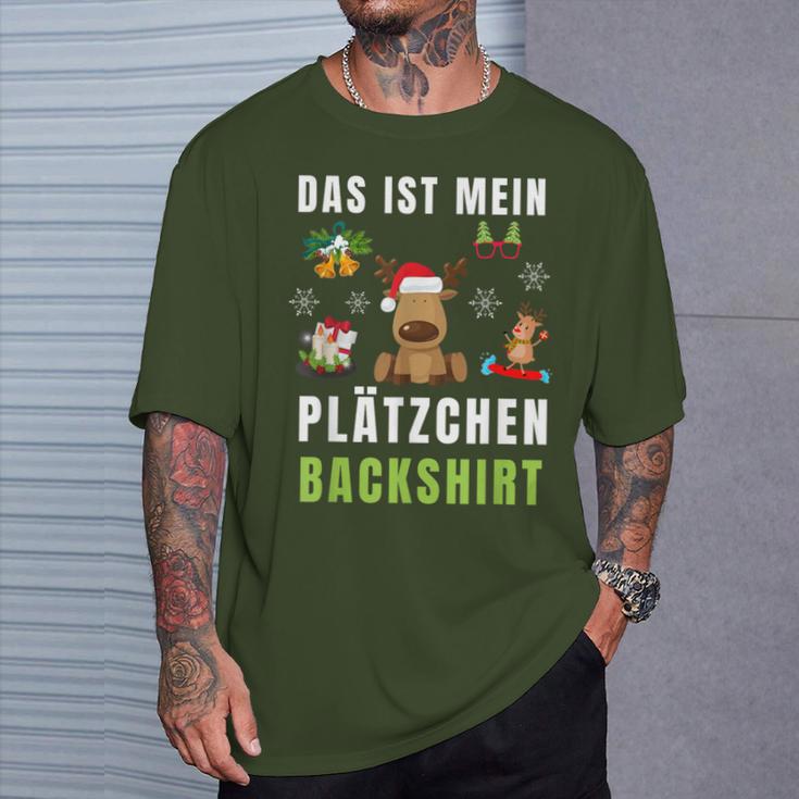 Das Ist Mein Plätzchen Back Backen Christmas Biscuits T-Shirt Geschenke für Ihn