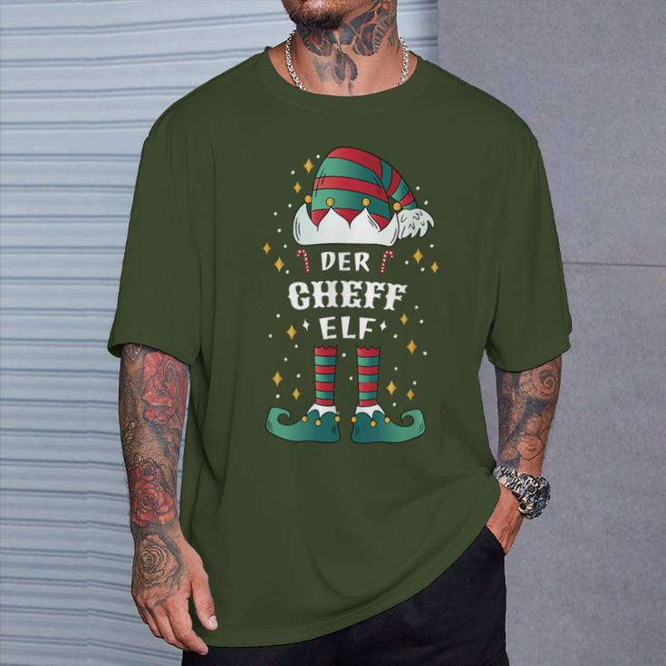 Elf Christmas Ich Bin Der Chef Elf T-Shirt Geschenke für Ihn