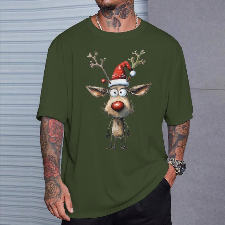 Reindeer Reindeer Christmas Women's Christmas Outfits T-Shirt Geschenke für Ihn