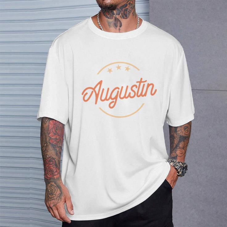 Augustine The Man Of Myth The Legend T-Shirt Geschenke für Ihn