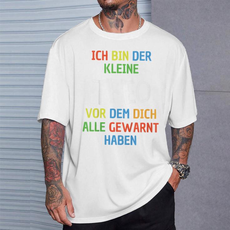 Children's Name Theo Ich Bin Der Kleine Theo T-Shirt Geschenke für Ihn