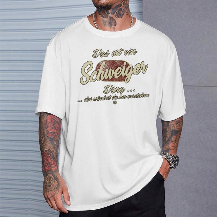 Das Ist Ein Schweiger Ding Family Sweiger T-Shirt Geschenke für Ihn