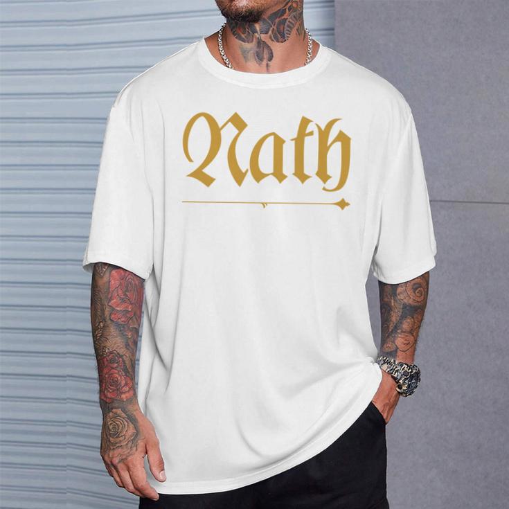 India Surname Nath Family Hindi Indian Surname T-Shirt Geschenke für Ihn