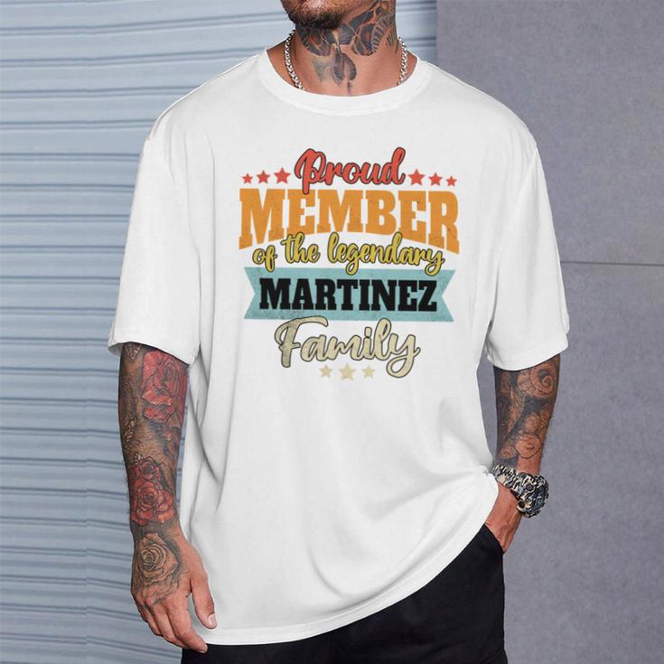 Martinez Surname Martinez T-Shirt Geschenke für Ihn