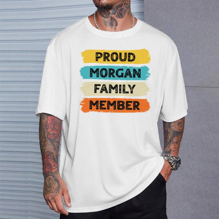 Morgan Retro Morgan Nachname Morgan T-Shirt Geschenke für Ihn