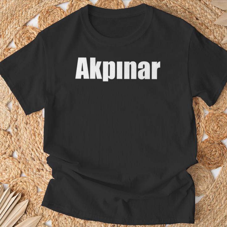 Akpinar Familie Nachname Türkisch Stolz Türkei T-Shirt Geschenke für alte Männer