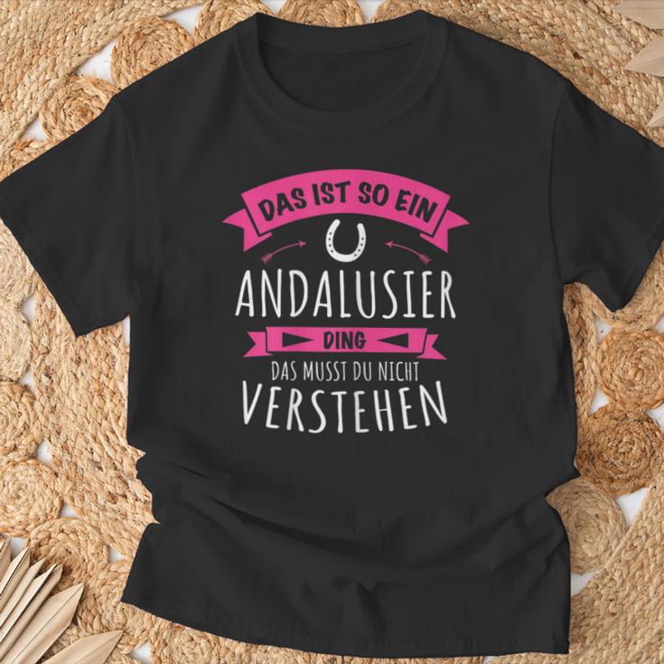 Andalusier Horse Breed Das Ist So Ein Andalusier Ding T-Shirt Geschenke für alte Männer