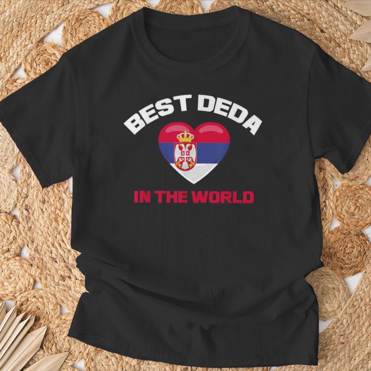 Bester Deda Der Welt S T-Shirt Geschenke für alte Männer