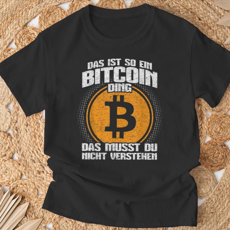 Blockchain Das Ist So Ein Bitcoin Ding Das Ist So Ein Bitcoin D S T-Shirt Geschenke für alte Männer